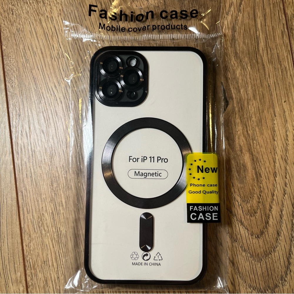 for iPhone 11 Pro - Black and Clear